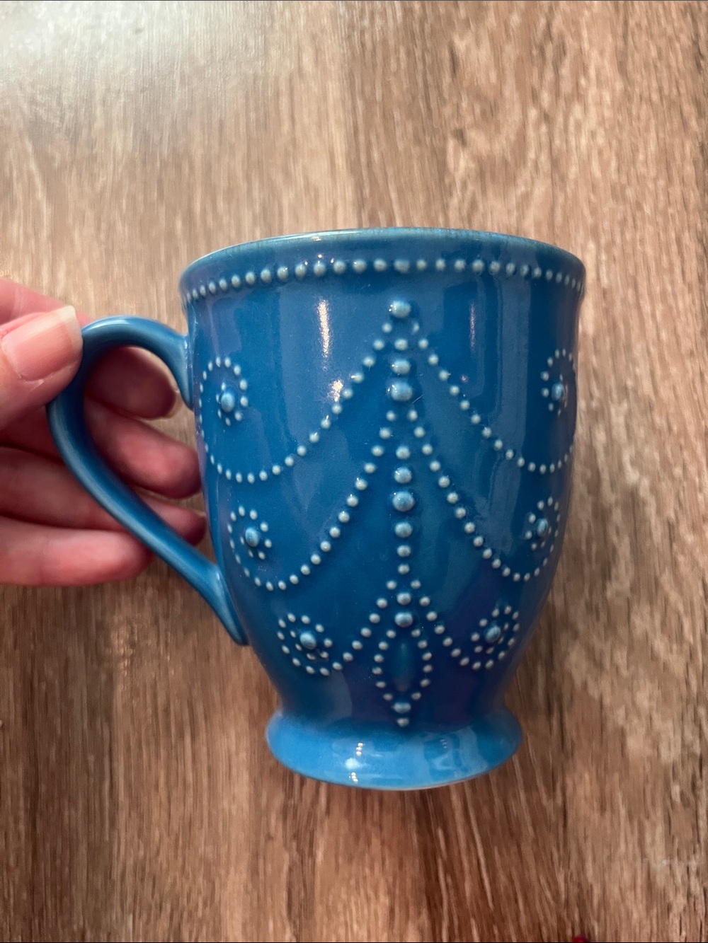 Lenox Blue French Perle Ceramic Mug